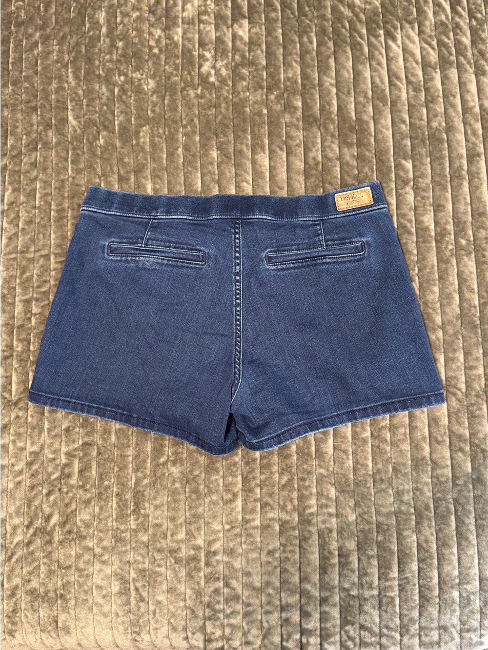 Levi's Denizen Navy Wash Stretch Denim Drawstring Lounge Shorts - Picture 4 of 8